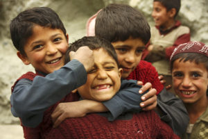 Kinder Menschen Bevölkerung im Gilgit